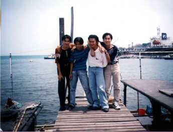 4 handsome guy from t4planet go to Port Dickson.